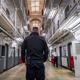 Inside E block in HMP Barlinnie
