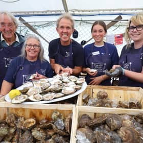 Loch Ryan Oyster Fishery Co team