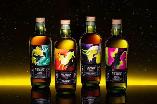 The Whisky Exchange autumn equinox whiskies in the Zodiac series