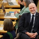 Transport Secretary Stephen Flynn (Jane Barlow/PA)