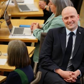 Transport Secretary Stephen Flynn (Jane Barlow/PA)