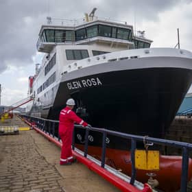 Ferguson Marine has no work after the Glen Rosa ferry is handed over to CalMac. (Jane Barlow/PA)