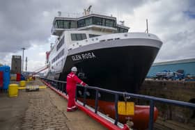 Ferguson Marine has no work after the Glen Rosa ferry is handed over to CalMac. (Jane Barlow/PA)