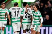 Mika Baur (right) scored for Celtic (Andrew Milligan/PA)