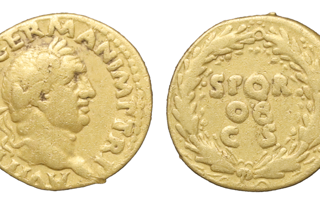 The Roman gold aureus of Vitellius found in West Dunbartonshire