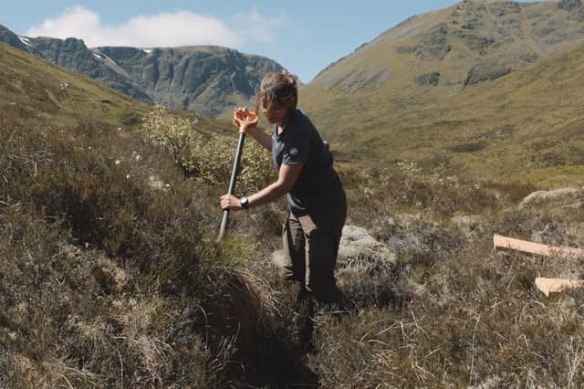 Peatland restoration underway at Creag Meagaidh NNR ©Peatland ACTION