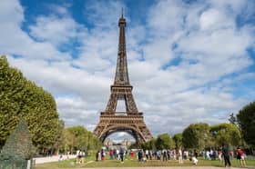 The Eiffel Tower was at the centre of controversy in France over women's rights (Picture: Riccardo Milani/Hans Lucas)