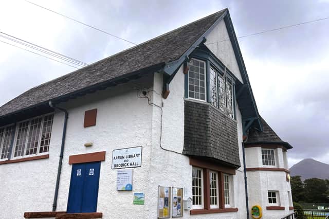 Arran Library, in Brodick, one of the island's main towns