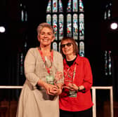 Guest programmer Denise Mina and Frances Crawford, winner of Bloody Scotland Debut Prize and The McIlvanney Prize 2026.