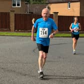 90-year-old runner Ian Winship recorded a world’s best time for the 10K distance in Cumbernauld last month. Picture: Lorna Breakenridge