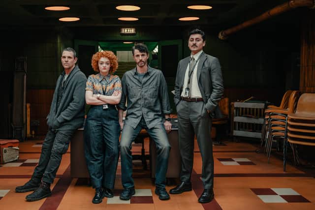 The cast of Dept. Q season 2 includes Jamie Sives as DI James Hardy, Leah Byrne as Rose, Matthew Goode as Carl Morrk, Alexej Manvelov as Akram Salim.