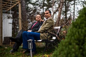 Reza Falahi, left, and Ahmad Ebrahimi gave evidence in the trial of Hamid Noury in Sweden. Noury was convicted of involvement in the mass execution of political prisoners in Iran during the 1980s but then freed from prison after Iran took Swedish citizens hostage (Picture: Jonathan Nackstrand)