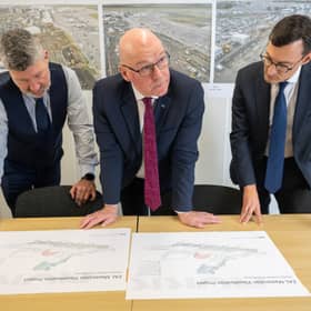 First Minister John Swinney was on hand as Edinburgh Airport unveiled £500m investment plans