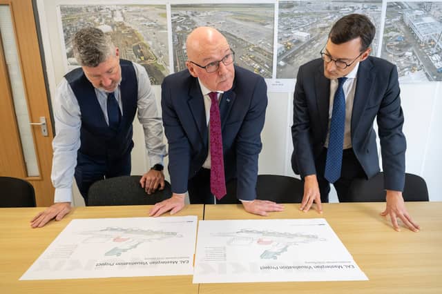 First Minister John Swinney was on hand as Edinburgh Airport unveiled £500m investment plans