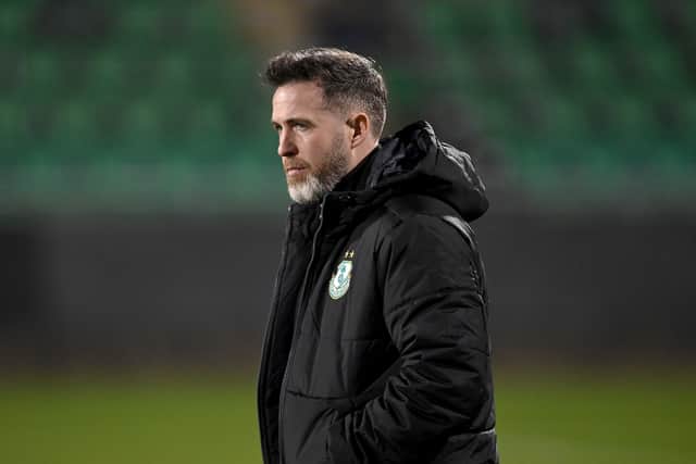 Stephen Bradley, head coach of Shamrock Rovers, has been linked with the Hibs job. (Photo by Charles McQuillan/Getty Images)