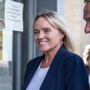 Sandie Peggie returns to court  for an employment tribunal involving the Royal College of Nursing (RCN) on September 23, 2026, in Dundee, Scotland