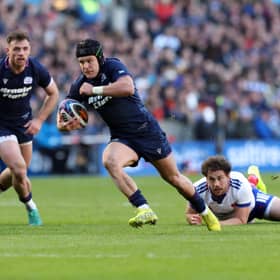 Darcy Graham was in fine try-scoring form for Scotland last season, including a double in the win over France in the Guinness Six Nations match at Scottish Gas Murrayfield.