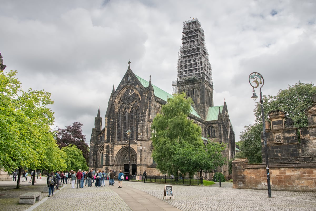Work to dismantle and rebuild Glasgow Cathedral's 225ft spire starts