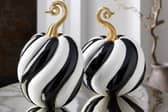 Very’s £28 set of two monochrome pumpkin decorations could be an easy way to give your home a subtle Halloween update