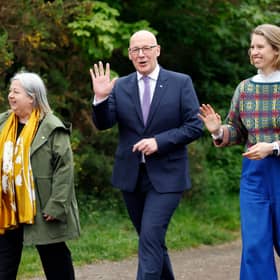 Hannah Mary Goodlad, seen with John Swinney, may not have been aware of the potential implications of a grenade lobbed in her direction by Labour (Picture: Jeff J Mitchell)