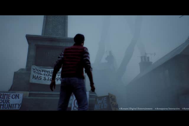Wandering through the game's version of St Monans, it soon becomes clear that something terrible has happened. Picture: Konami/Annapurna Interactive/Screen Burn