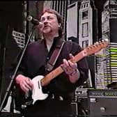 The guitarist performed in the Edinburgh band as they burst onto the music scene