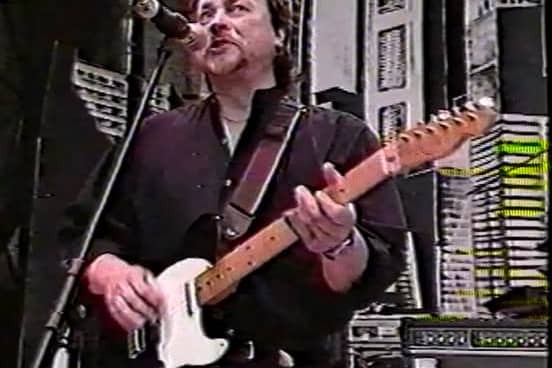 The guitarist performed in the Edinburgh band as they burst onto the music scene