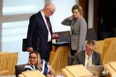 John Swinney and Finance Secretary Jenny Gilruth need to find a solution to a looming near-£5 billion black hole in the Scottish government's finances (Picture: Jeff J Mitchell)