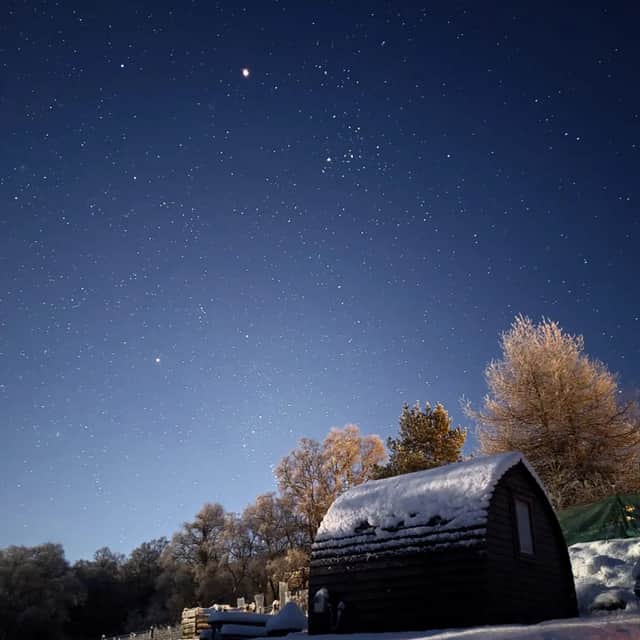 Starry skies over the Howe of Torbeg
