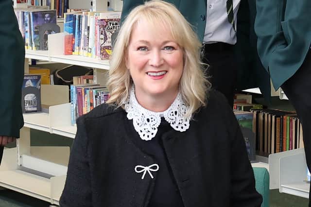 Lorna Lawson, head teacher at St John Ogilvie in Hamilton, South Lanarkshire