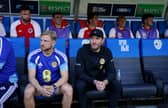 Scotland head coach Sebastien Pocognoli ahead of the 0-0 draw against Slovenia at Stadion Stozice in Ljubljana.