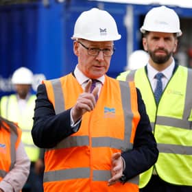 First Minister John Swinney meets staff from the Port of Montrose, SSE Renewables and Subsea Micropiles as an expansion in offshore wind is announced