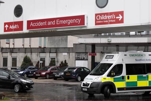 The Accident and Emergency department at the Aberdeen Royal Infirmary