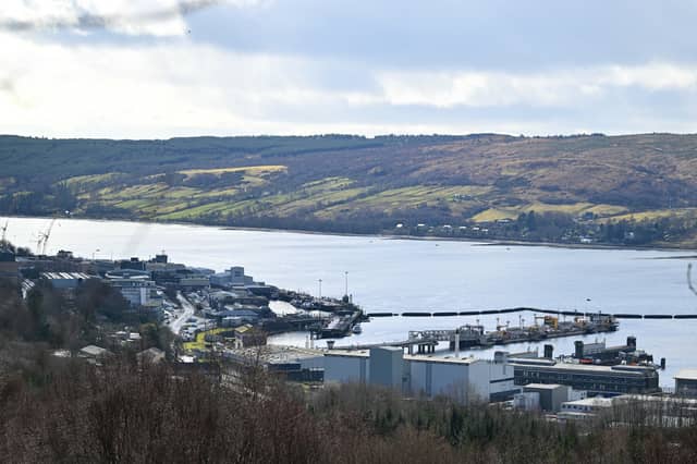 Three new floating docks for the UK’s nuclear submarine fleet at Faslane are to be built in the UK (Picture: Andy Buchanan)