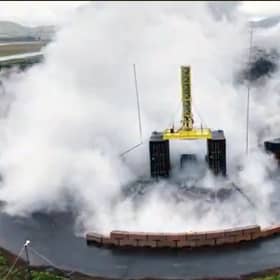 Skyrora carried out a 45-second “hot fire” test of a smaller version of its orbital launch vehicle 