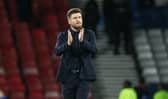 Scotland head coach Sebastien Pocognoli at full time after the 3-0 defeat to Switzerland at Hampden.