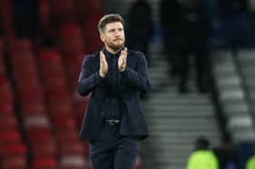 Scotland head coach Sebastien Pocognoli at full time after the 3-0 defeat to Switzerland at Hampden.