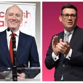 Scottish Labour leader Michael Marra and Prime Minister Andy Burnham.