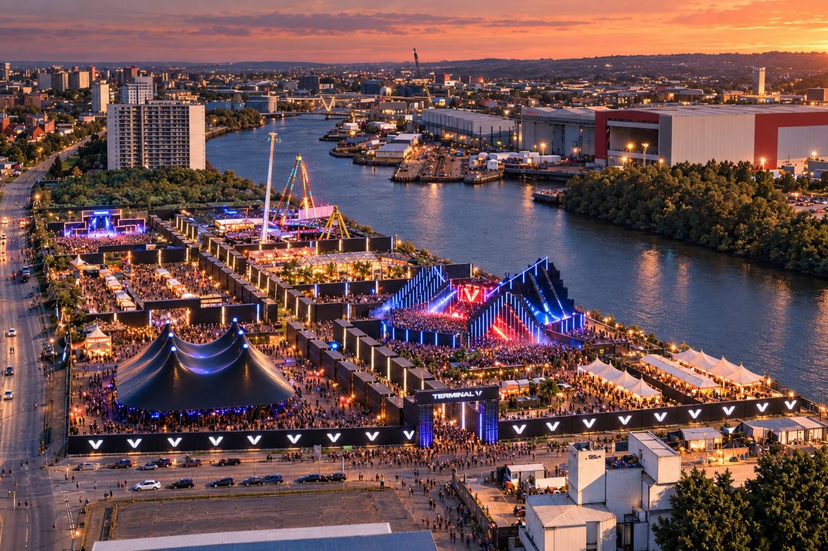 Clydeside Live: Terminal V reveals brand new Glasgow riverside events space as 10th anniversary location