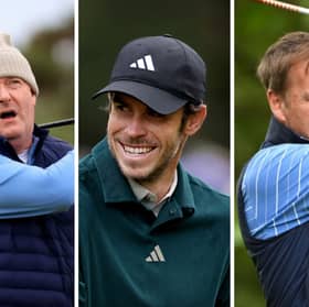 Three of the stars playing in the Alfred Dunhill Championship this week.