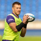 Matt Fagerson during a Glasgow Warriors training session at Scotstoun Stadium, on September 29, 2026.