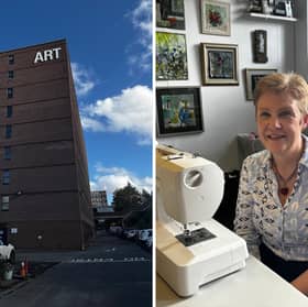 Artists and community groups, such as Artisan Stitch run by Jen Skedd (right), have been told to vacate St Margaret's House in Meadowbank by January ahead of the building's sale for private development.