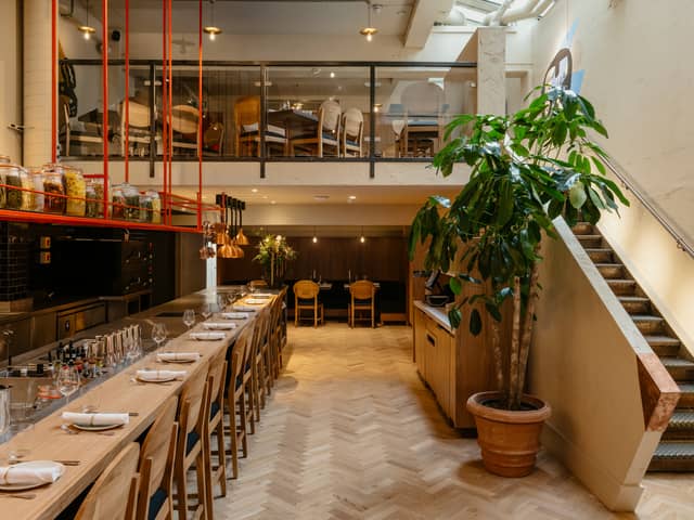 The restaurant has been designed by Ottolenghi’s long-time collaborator, Alex Meitlis, who has designed all the restaurants & delis for over twenty years. 