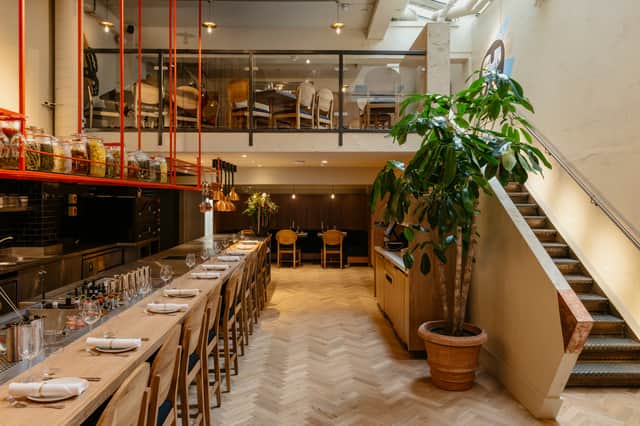 The restaurant has been designed by Ottolenghi’s long-time collaborator, Alex Meitlis, who has designed all the restaurants & delis for over twenty years.