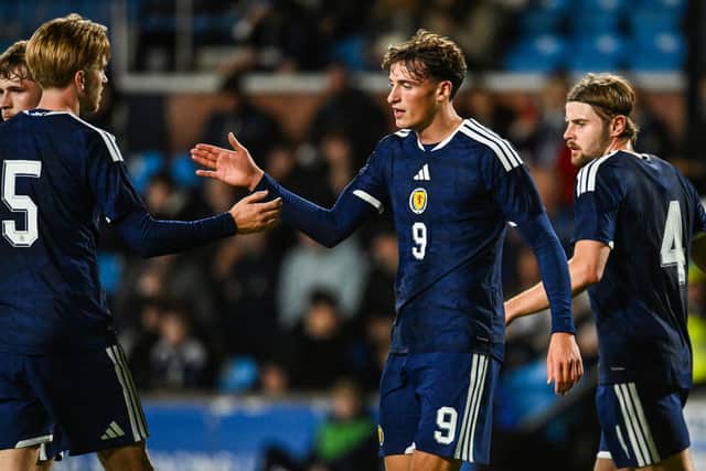 Scotland Under-21 striker Barney Stewart was on the scoresheet again.