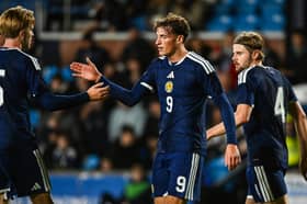 Scotland Under-21 striker Barney Stewart was on the scoresheet again.