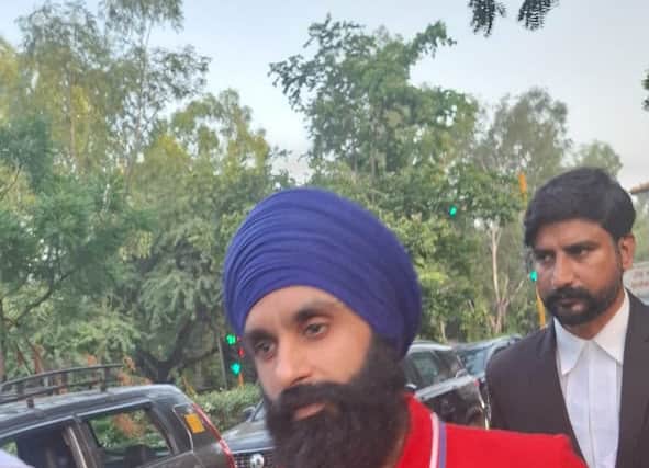 Jagtar Singh Johal pictured after being released on bail. Picture:FreeJaggiNow