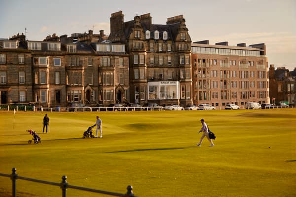 The Marine & Lawns Rusacks overlooks the 18th hole on the Old Course at St Andrews