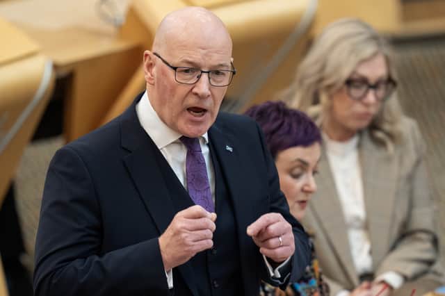 First Minister John Swinney