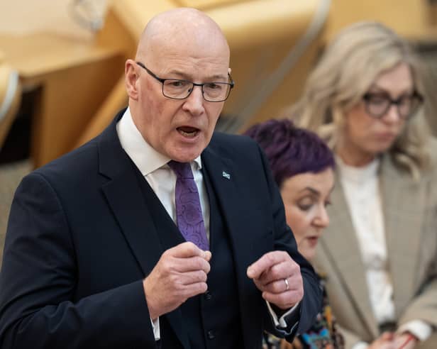 First Minister John Swinney